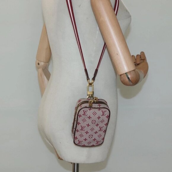 LOUIS VUITTON Monogram Mini Usu Digital Pouch Red - Picture 1 of 14